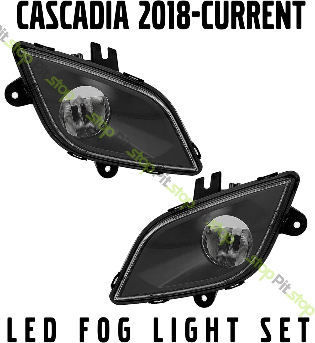 Fog Light Set for Freightliner Cascadia 2018 2019 2020 Driver & Passenger Q52971