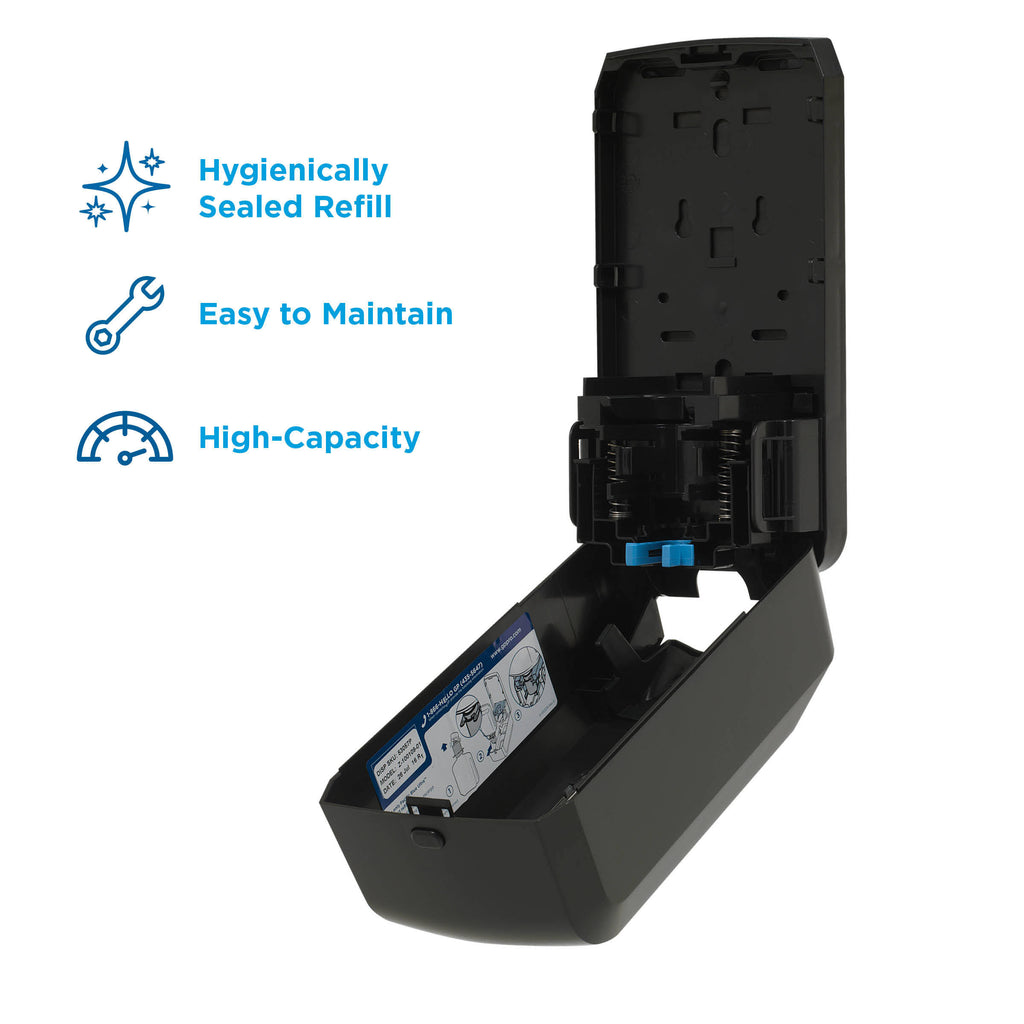 Ultra Black Soap and Sanitizer Dispenser V3807