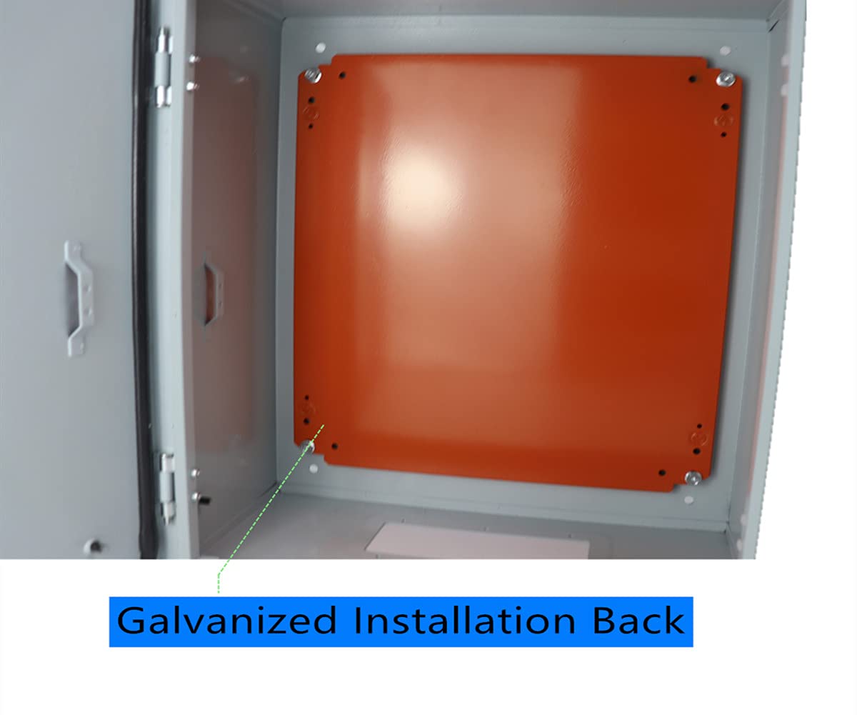 16'' x 16'' x 8'' Cold Rolled Steel Electrical Enclosure Box V822352