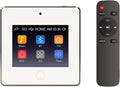White Wall Mount Bluetooth Receiver Stereo Audio Amplifier with Touch Screen Y973507
