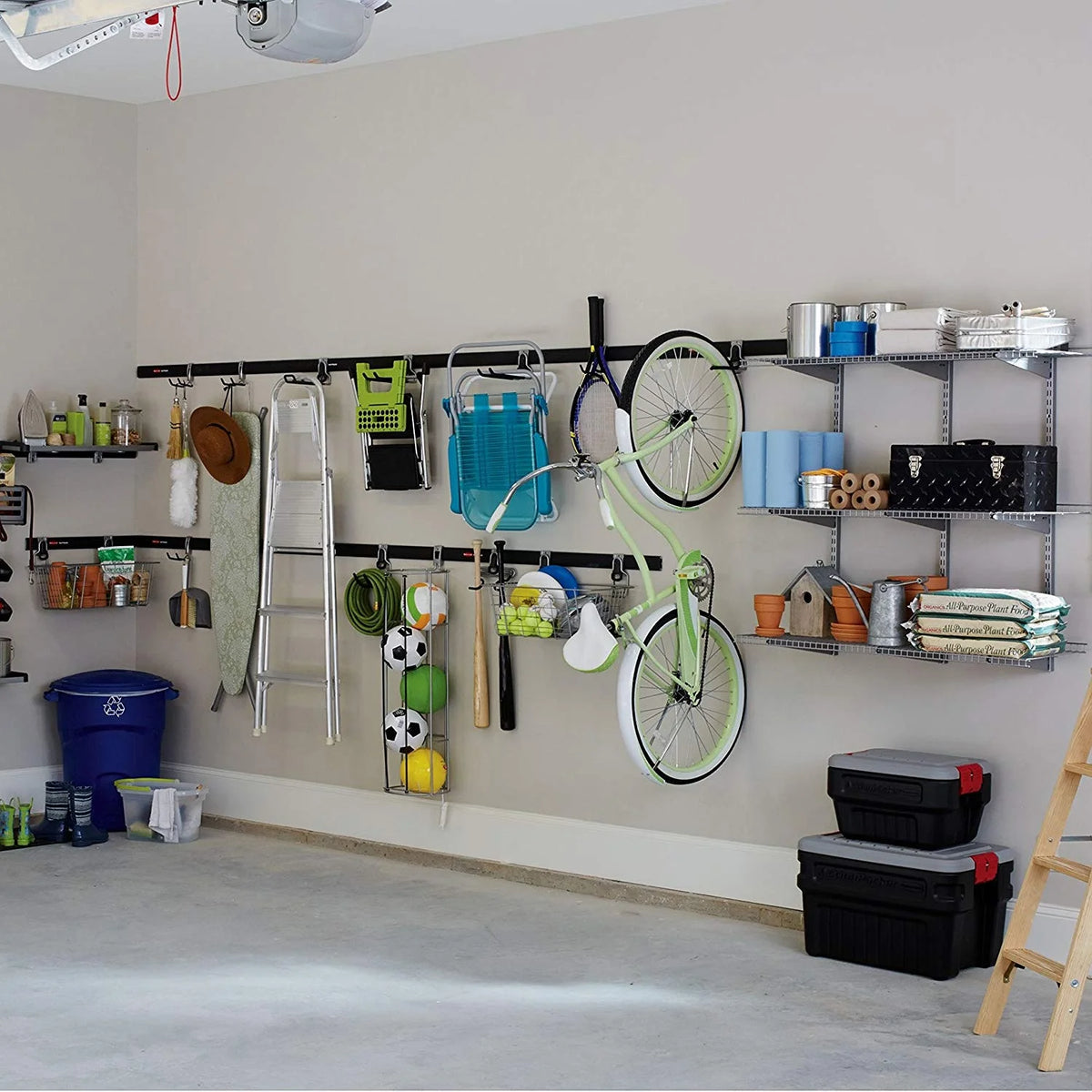 Wall Mount Hook Garage Organizer (2 Pack) T395