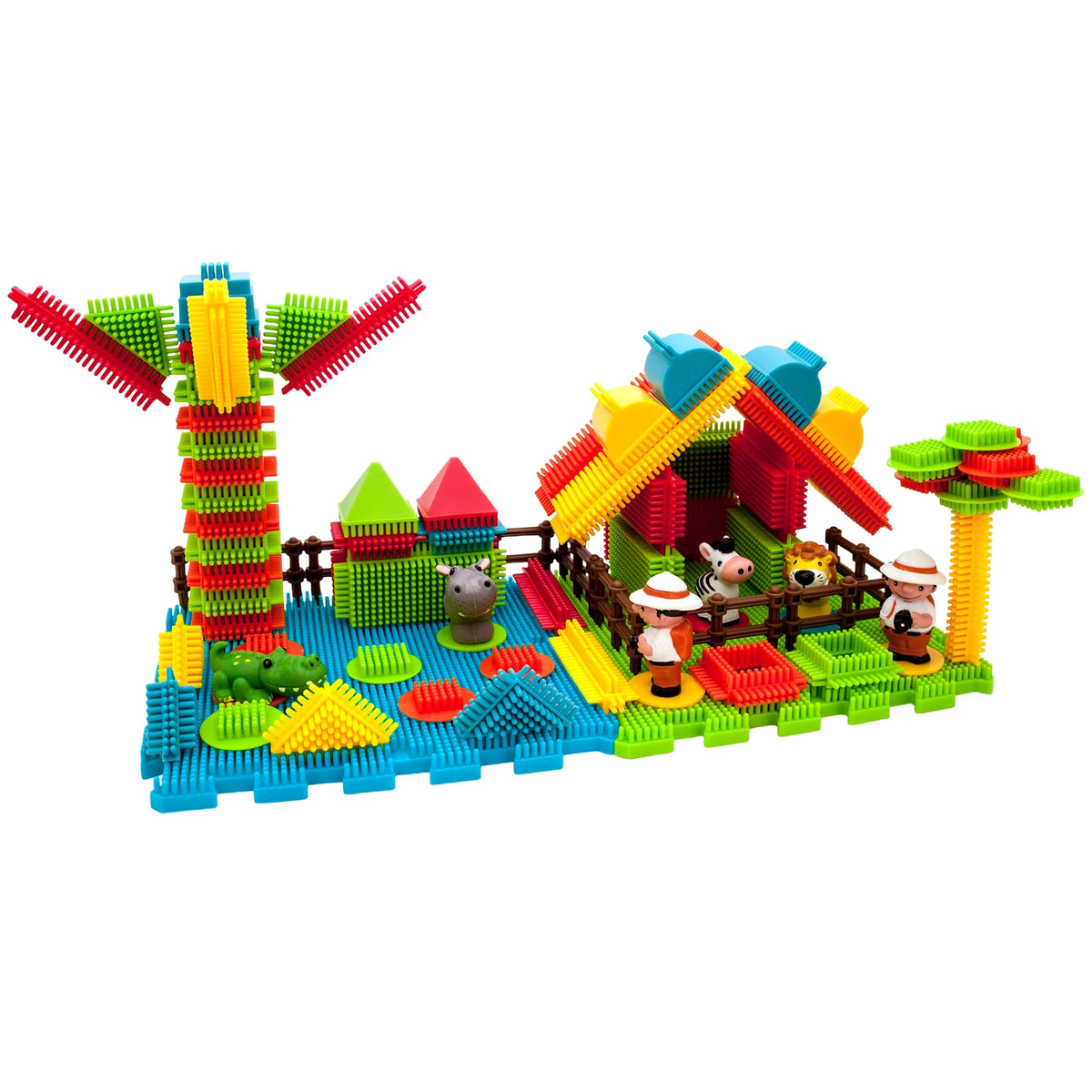 100 Piece Multicolor Building Blocks Construction Set W341473