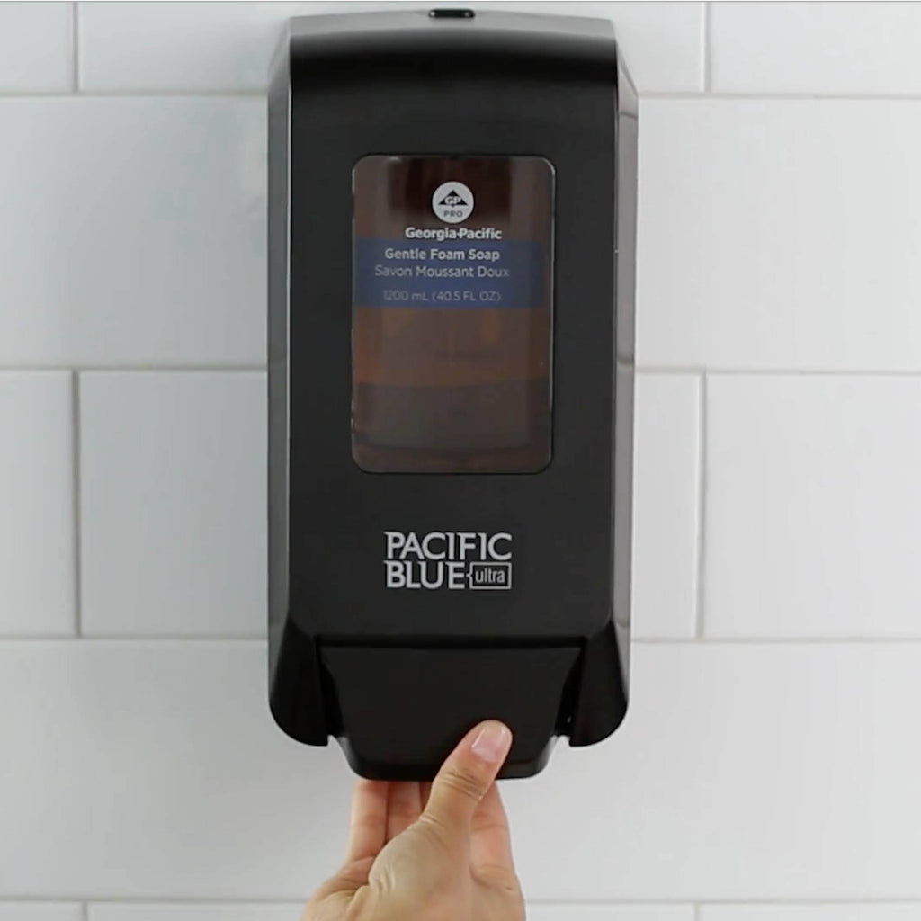 Ultra Black Soap and Sanitizer Dispenser V3807