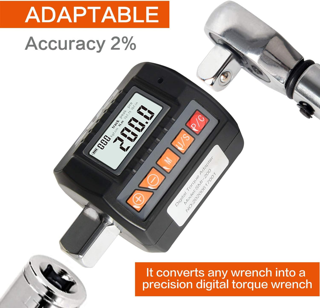 Digital Torque Adapter 200Nm 1/2” Drive Pack of 2 K618565