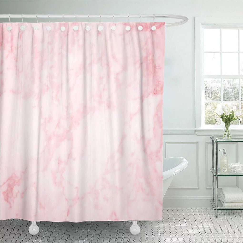 Pink Marble Shower Curtain 60x72 inch C2032