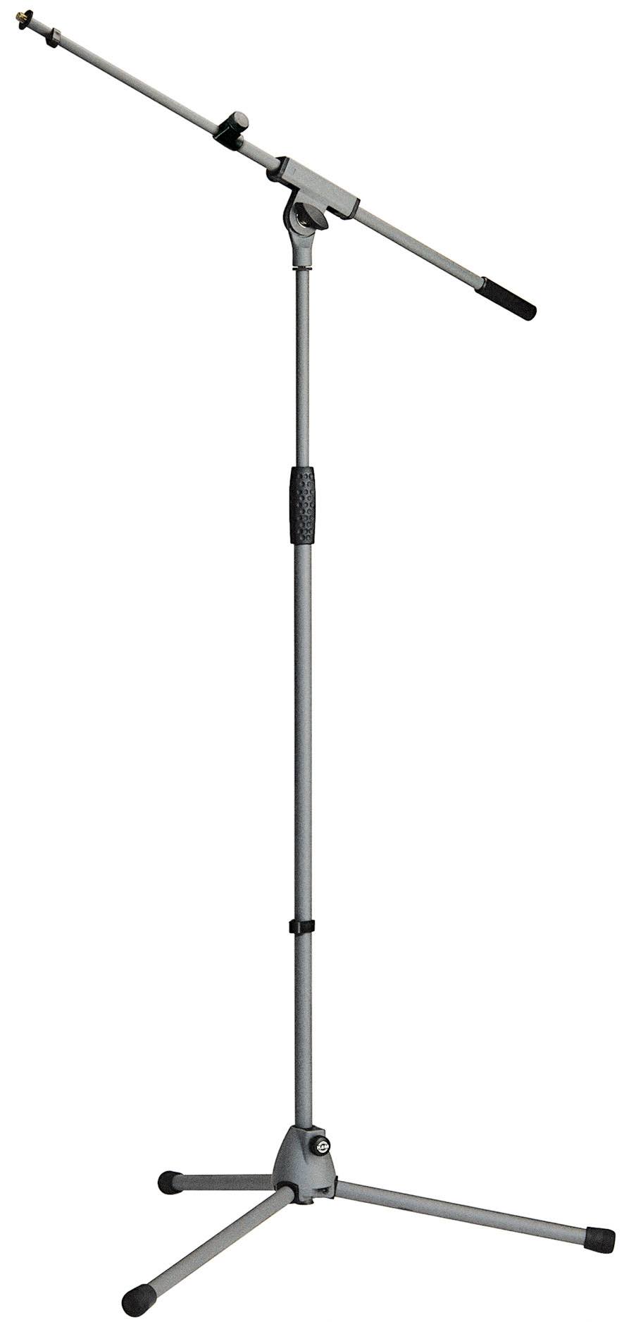Gray Microphone Stand with Boom Y863796