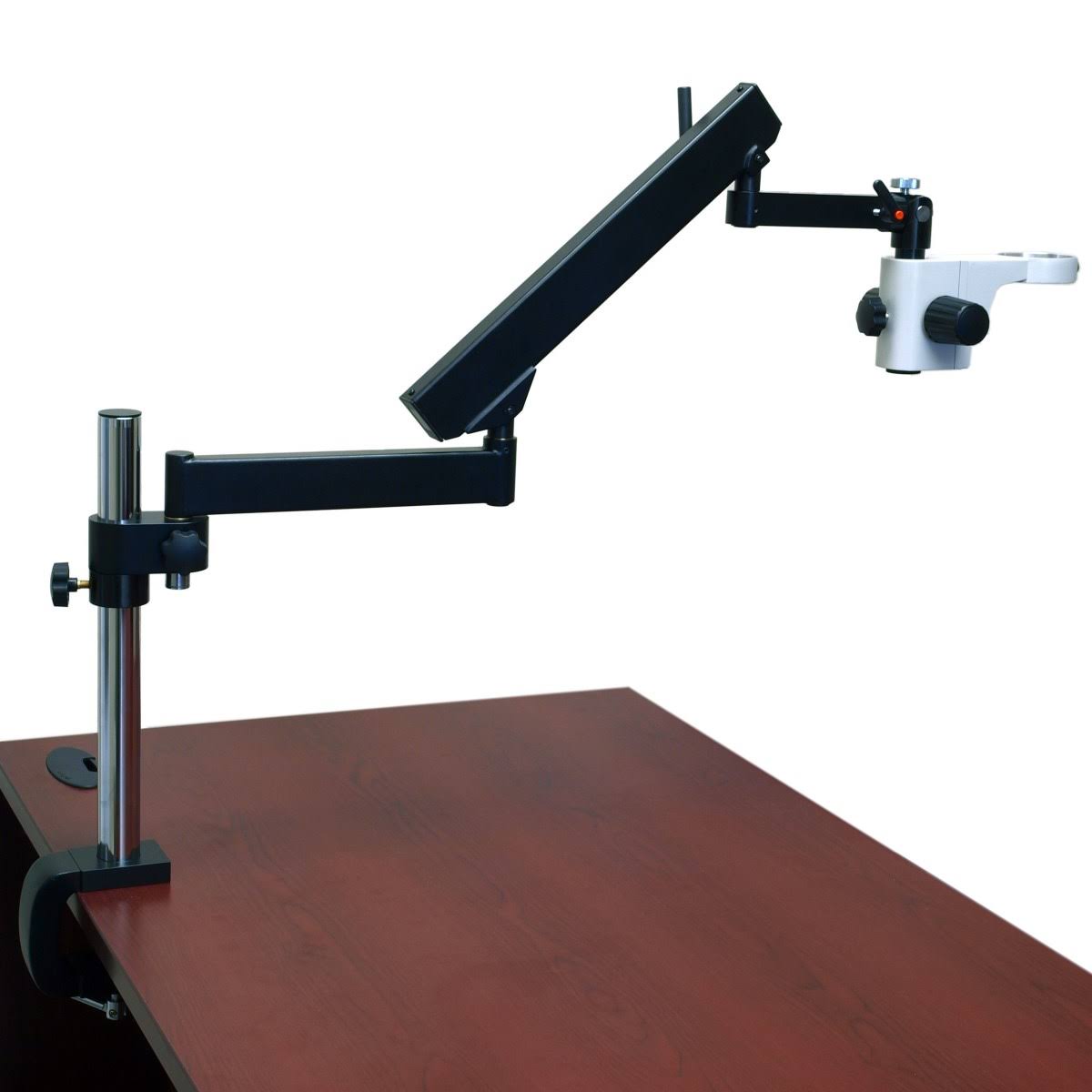 7-45X Stereo Microscope with Articulate Arm, 56 LED Ring Light, 5.0M Camera D132513