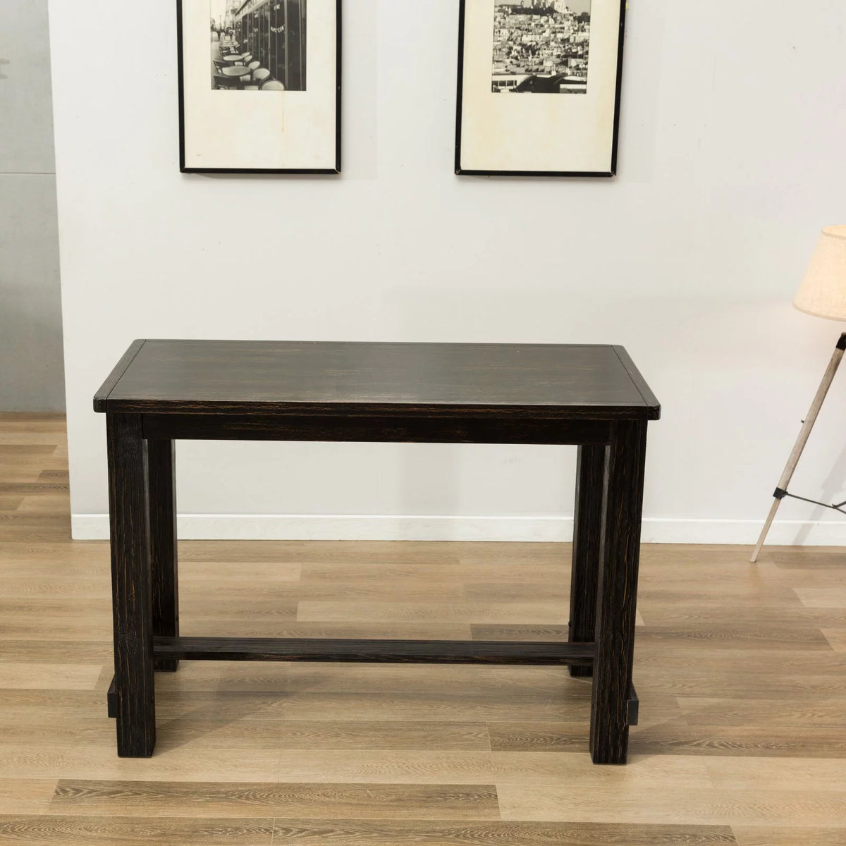 64 in. Rectangular Wooden Bar Height Table W391