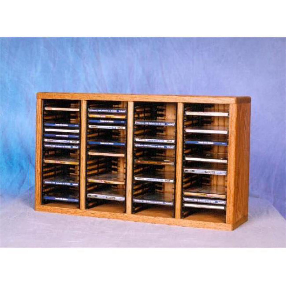 Solid Oak CD Cabinet J750