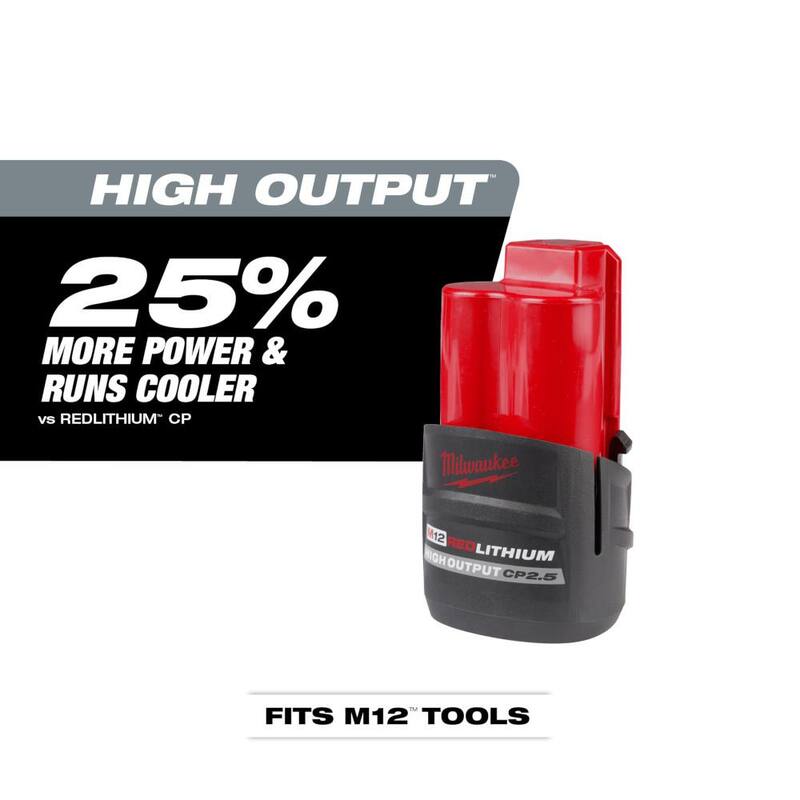 12 Volt Lithium Ion 2.5 Ah Battery 3-Pack E945784