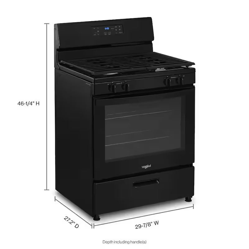 4 Burners 5.1-cu ft Freestanding Gas Range N1192