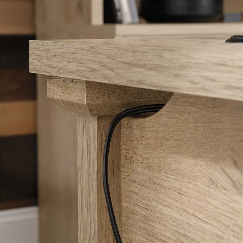 L-Shaped Desk & Large Hutch F848