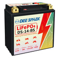 Lithium Motorcycle Battery, 12 Volt 9Ah 520CCA, LiFePO4 ATV Scooter Powersports Battery Replacement J512