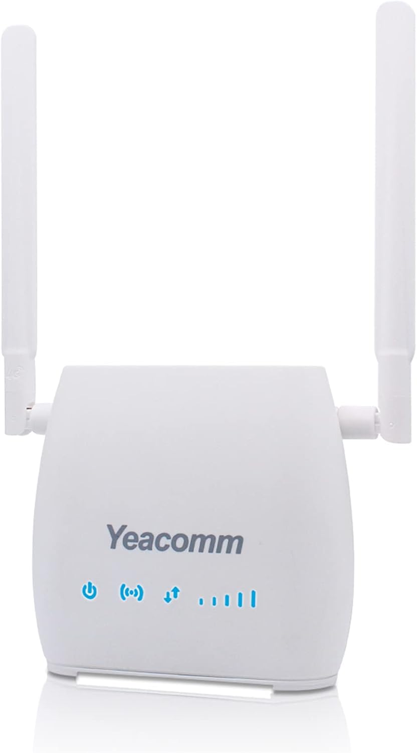 4G LTE Router with Sim Card Slot and 2 RJ11 and 4 RJ45 Ports P679224