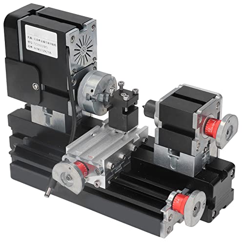 12VDC 60W 12000RPM Micro Lathe Machine with Drill Chuck V19371