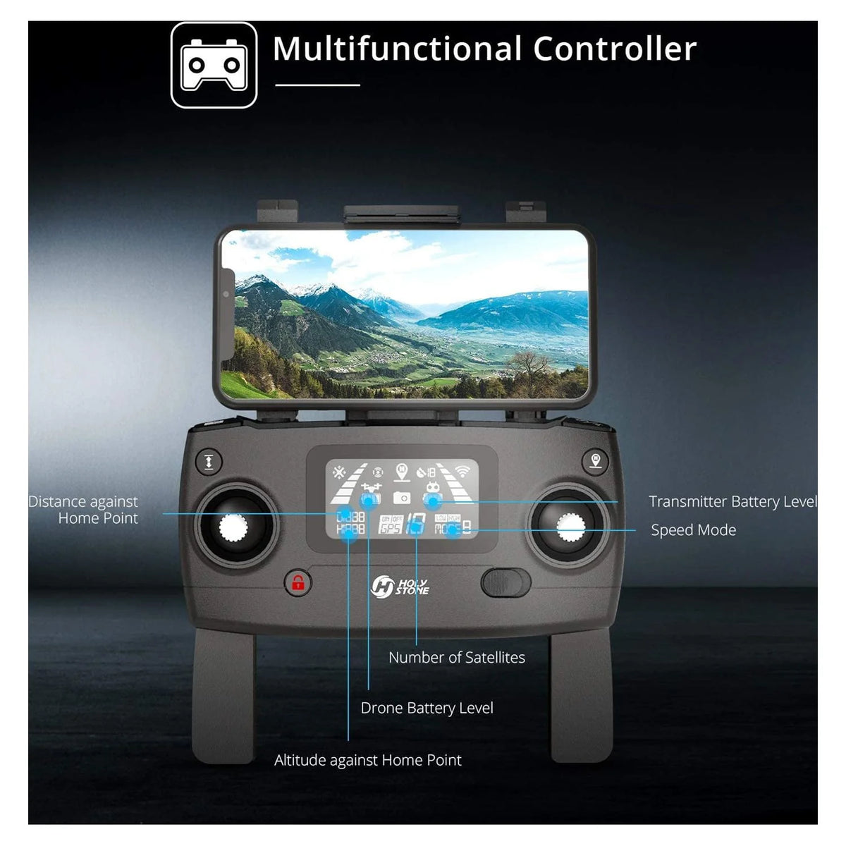 Foldable GPS 4K UHD Camera Drone with 2 Batteries G4401