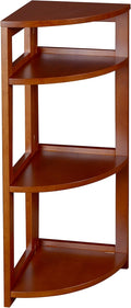 Golden Oak Corner Folding Bookcase W71522