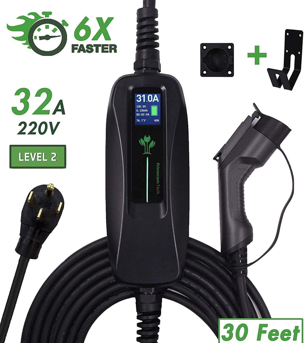 Level 2 Portable EV Charger with 30 Feet Cable V1815