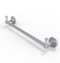 Satin Chrome 30x22 Towel Bar with Integrated Hooks Q95556