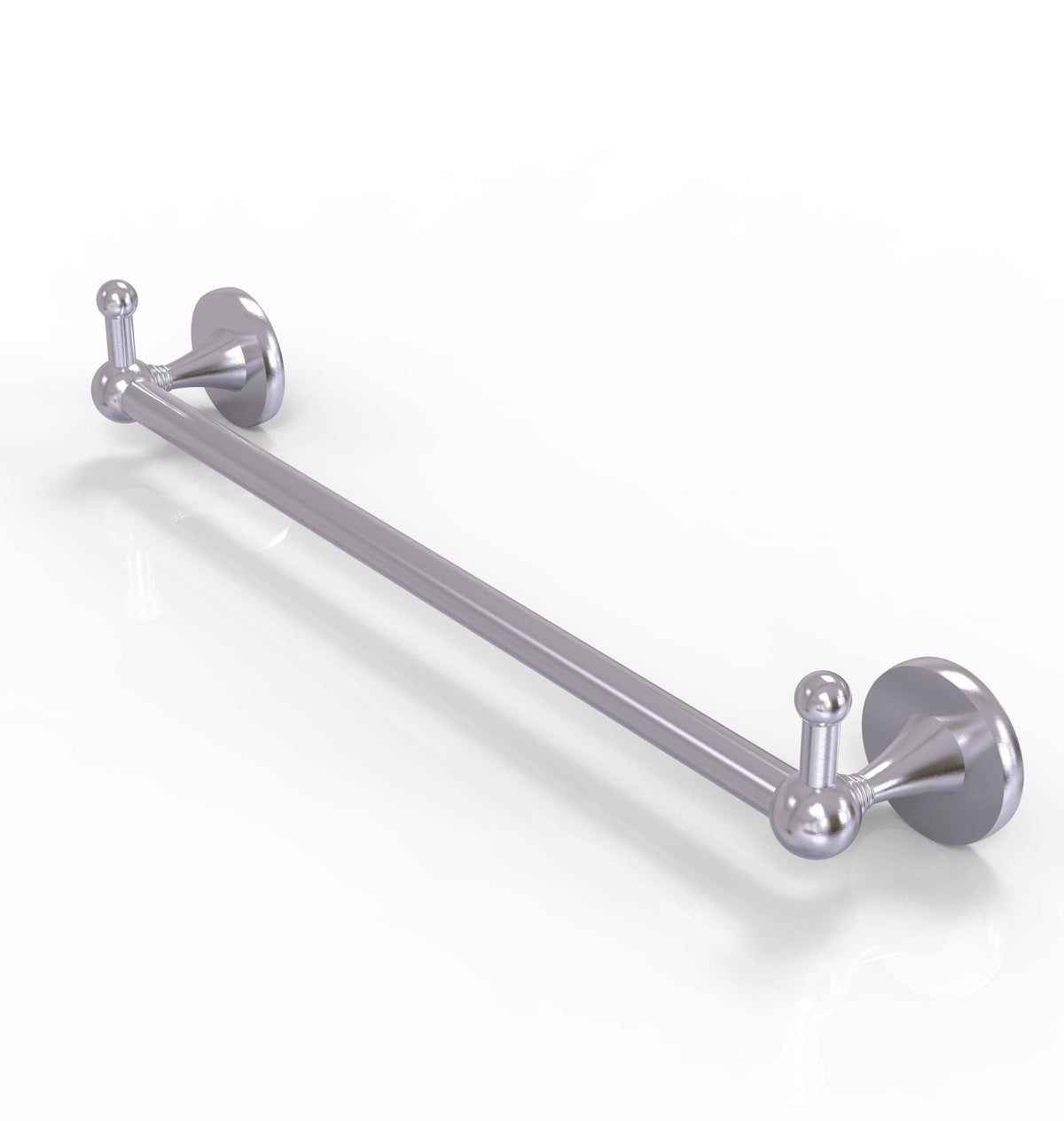 Satin Chrome 30x22 Towel Bar with Integrated Hooks Q95556
