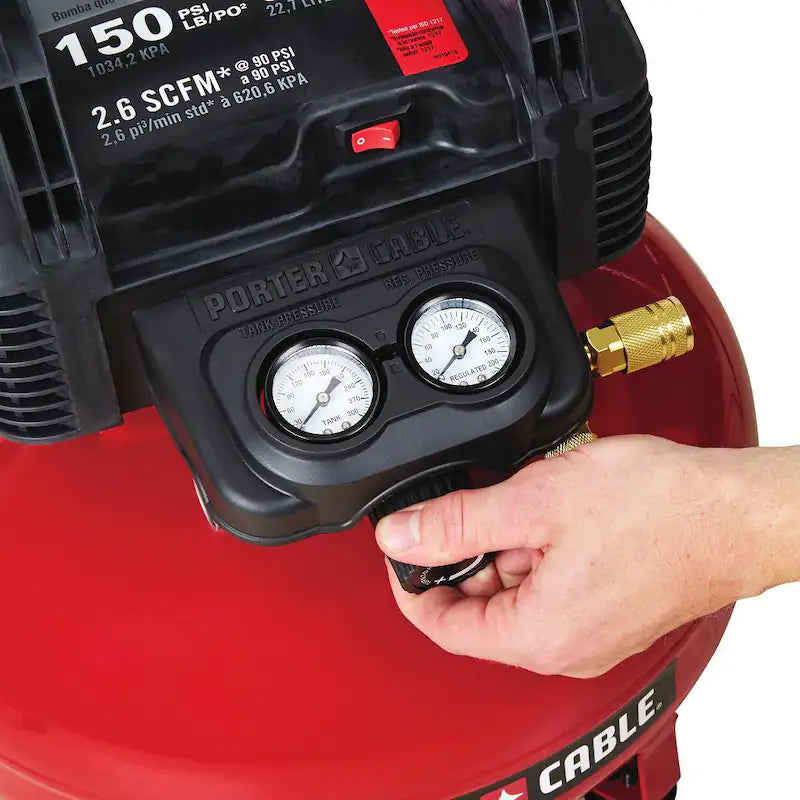 6 Gal. 150 PSI Portable Electric Pancake Air Compressor B8002