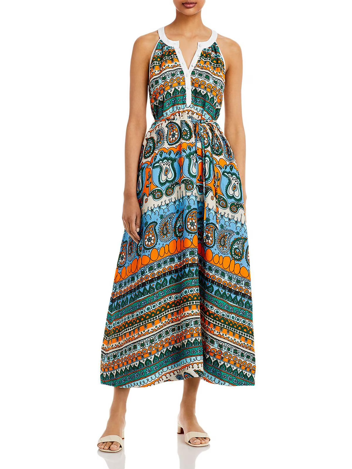 Linen Long Maxi Dress G70615