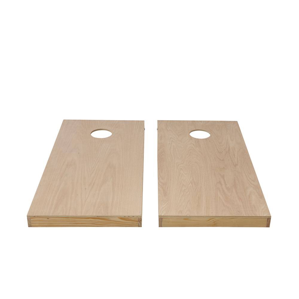 Unfinished Red Oak Cornhole Set H603368