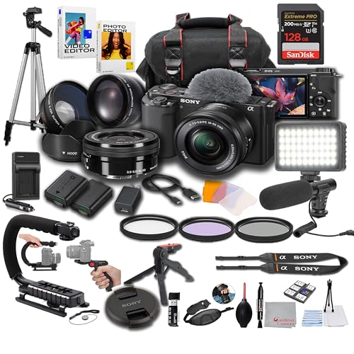 Sony ZV-E10 + 16-50mm Lens Pro Video Bundle (38pc) F48762