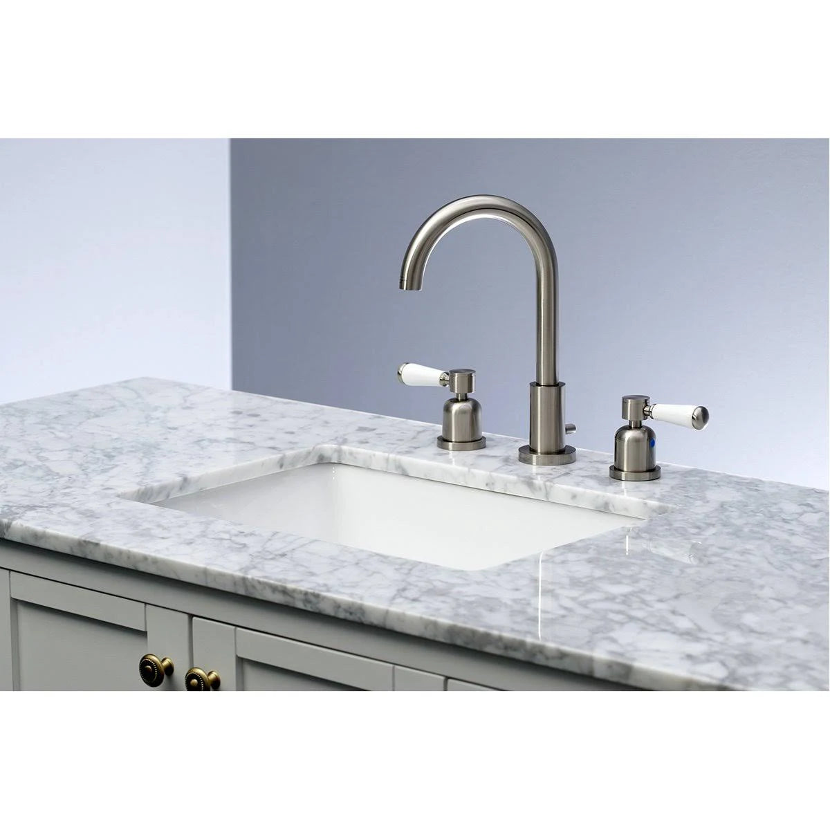 Oil Rubbed Bronze Widespread Bathroom Faucet I980