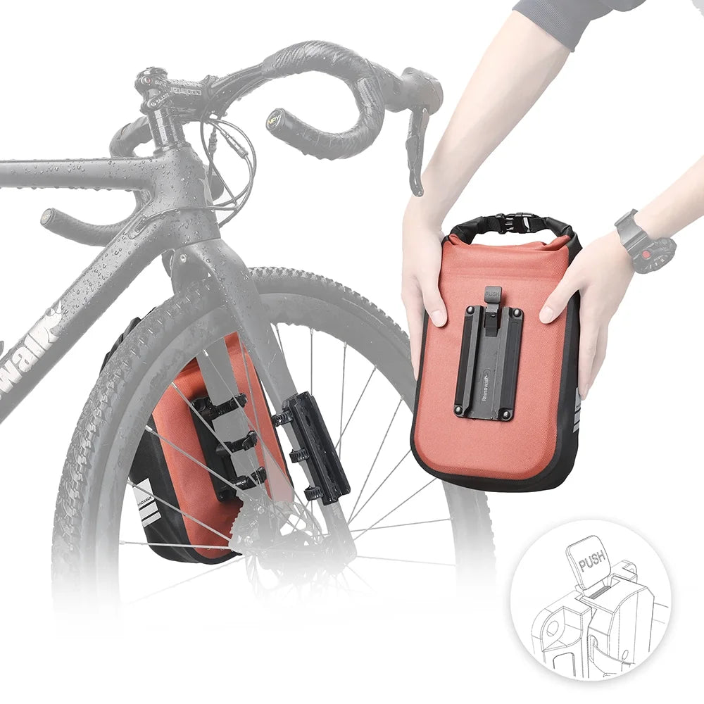4L Bike Front Fork Bag Waterproof Cycling Bag R573415