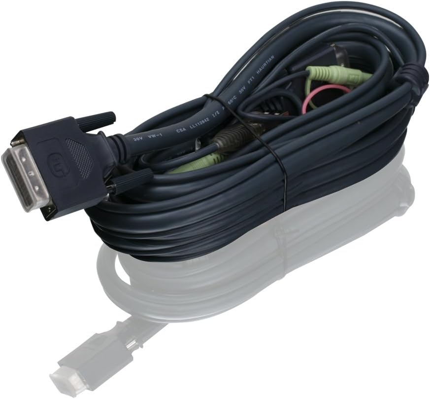 6 Feet DVI-I USB KVM Cable Pack of 2 H2001
