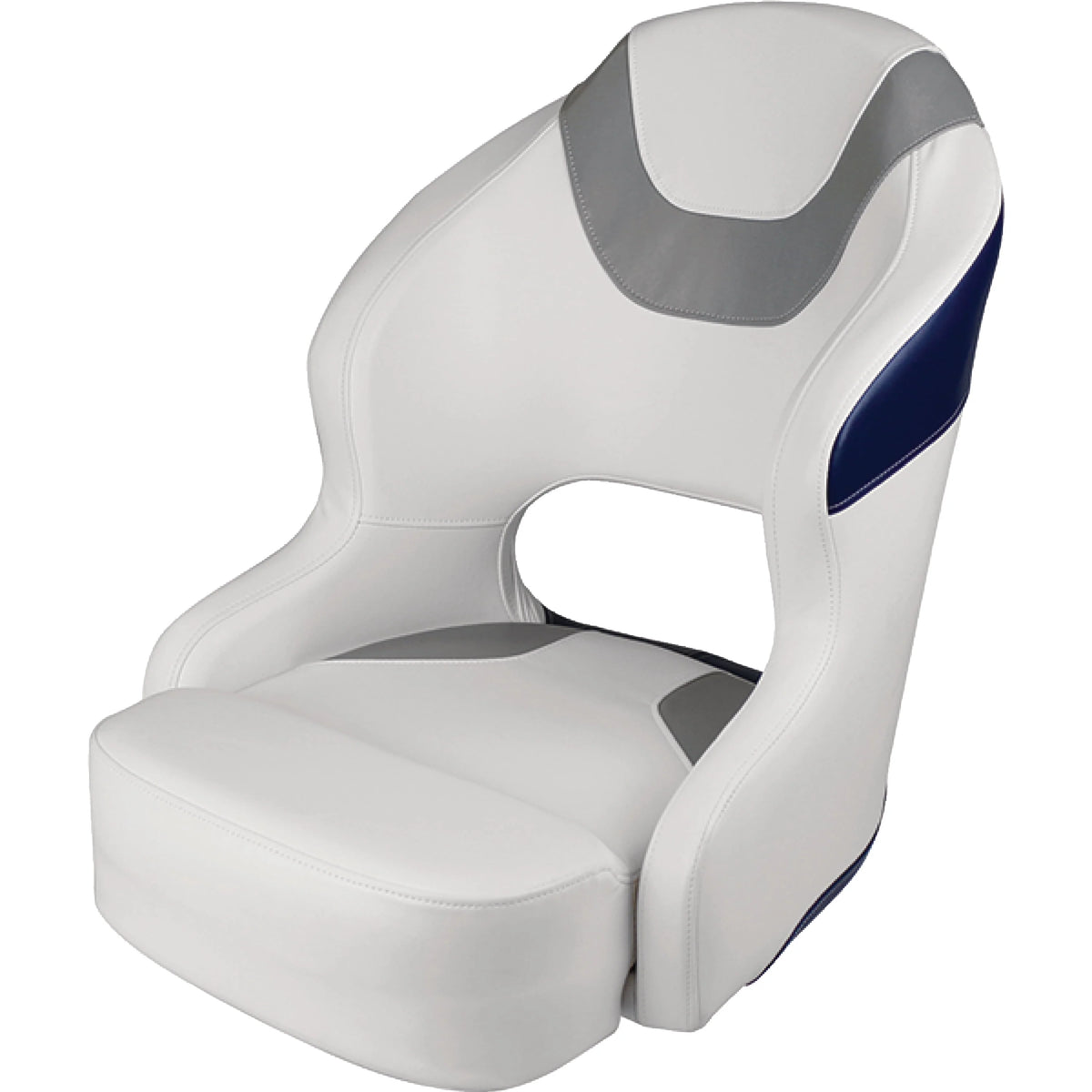 White Grey Navy Bucket Seat V330295