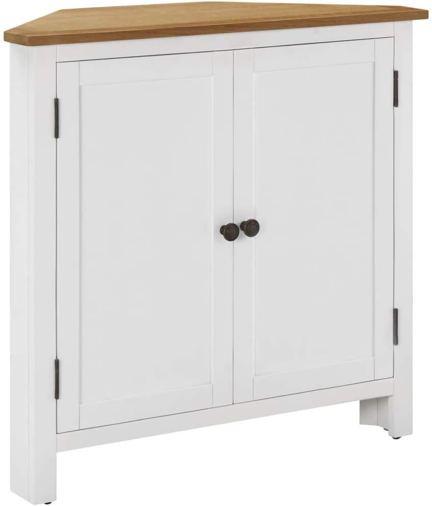 Corner Cabinet Solid Oak Wood Q444