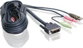 6 Feet DVI-I USB KVM Cable Pack of 2 H2001