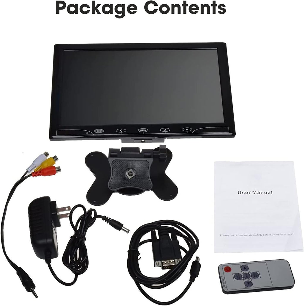 10.1 Inch LED Security Monitor with Remote Control Pack of 2 C64235
