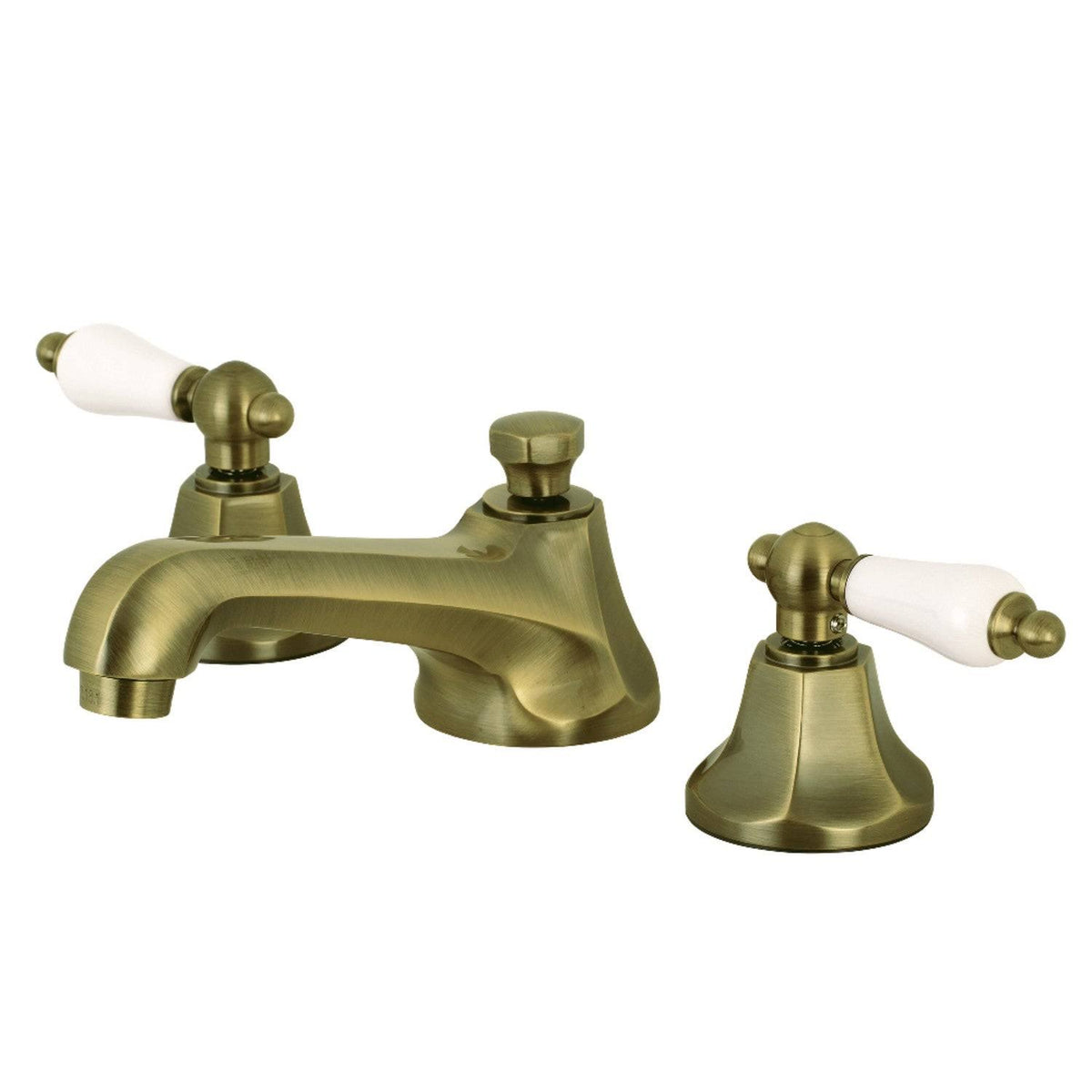 Antique Brass Widespread Bathroom Faucet X7044