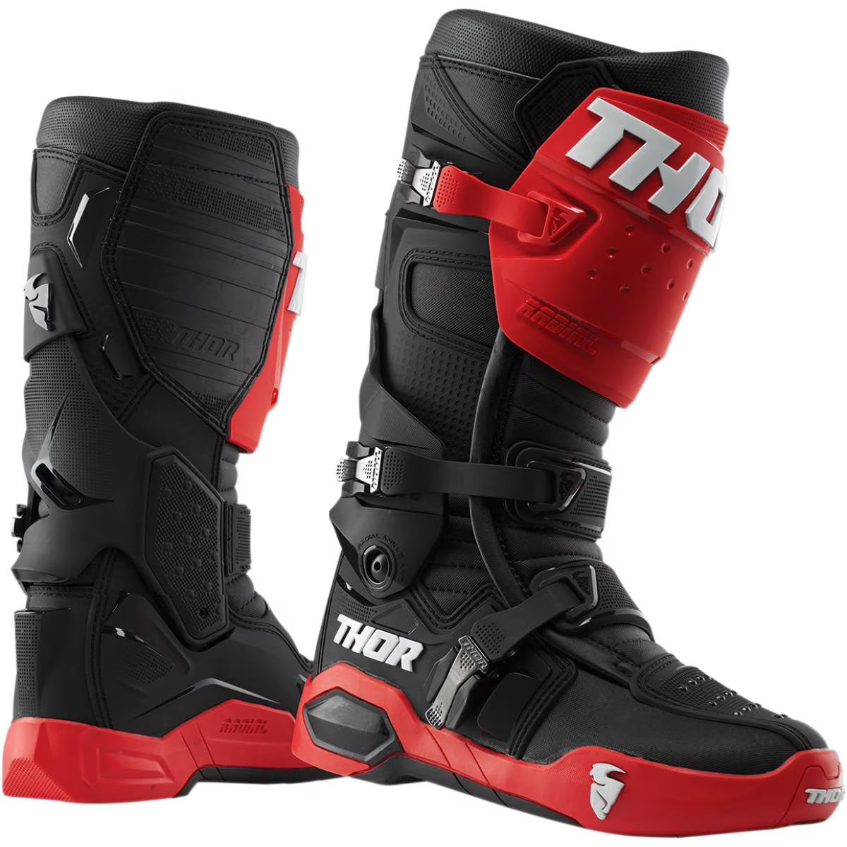 Red/Black Radial Boots V858