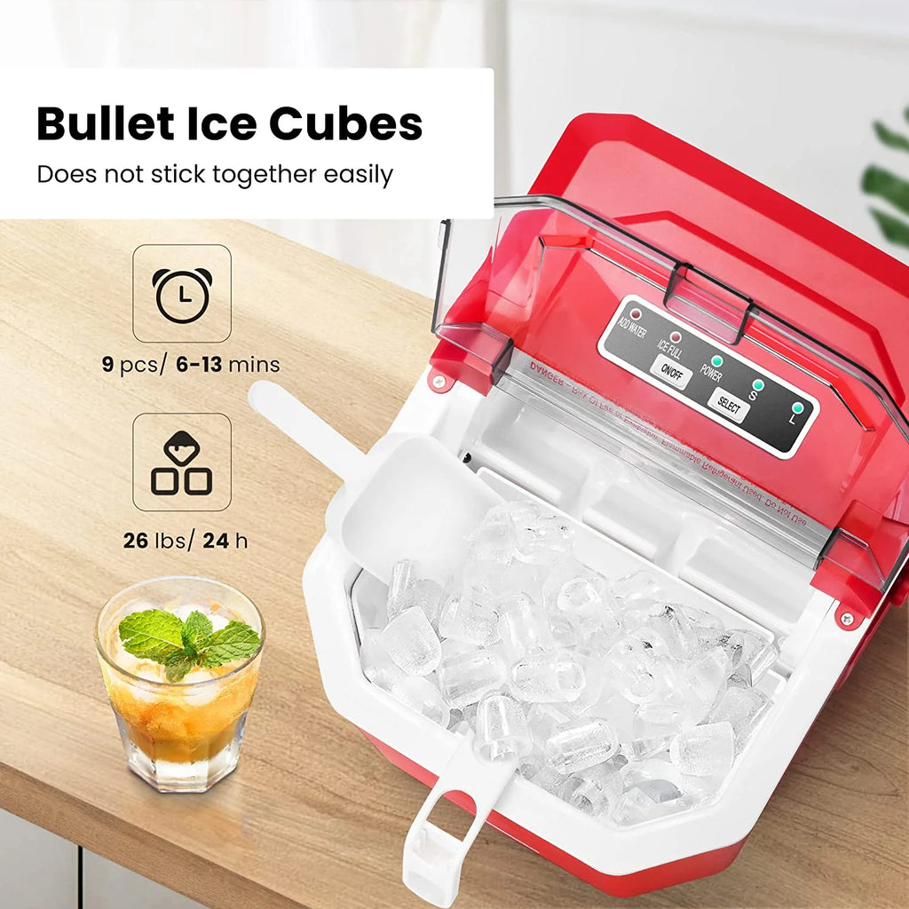 Portable Countertop Ice Maker with Scoop W5976