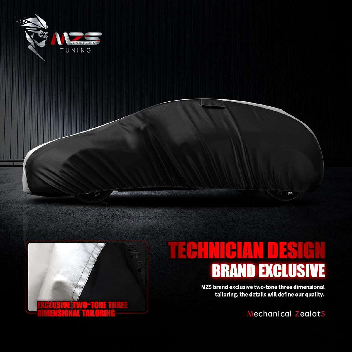 SUV Car Cover Waterproof Universal Two Tone Full Exterior V14425