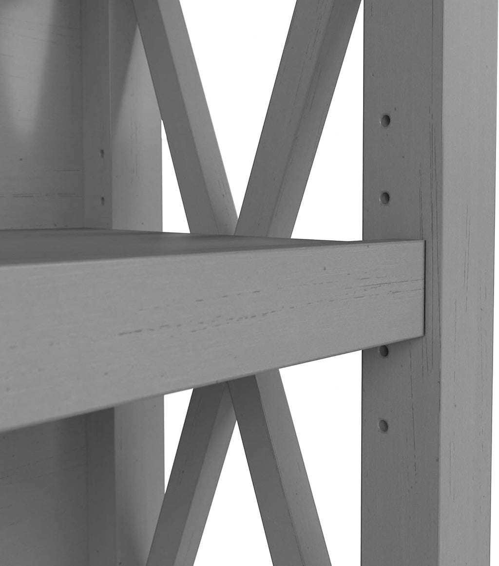 2 Shelf Bookcase in Cape Cod Gray S8415