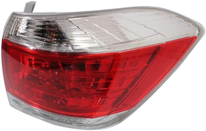 Tail Light Assembly Pair for Toyota Highlander 2011-2013 J605
