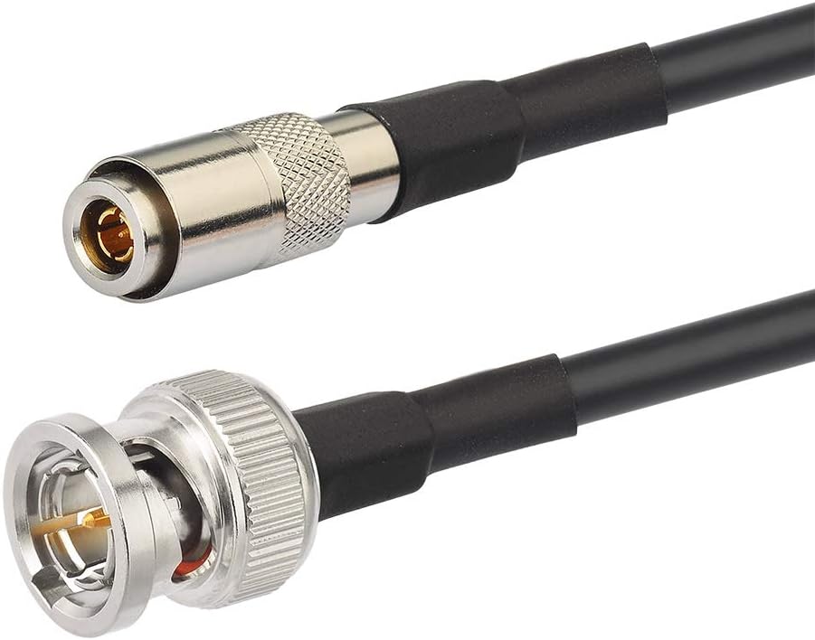HD SDI Cable BNC Cable, DIN 1.0/2.3 to BNC Male Cable, 15ft, Pack of 2 E51029