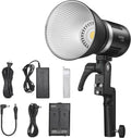 Bi-Color LED Video Light with 2X NP-F970 Lithium Battery Case I4078
