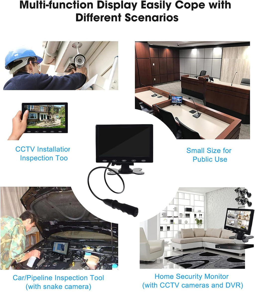 10.1 Inch LED Security Monitor with Remote Control Pack of 2 C64235