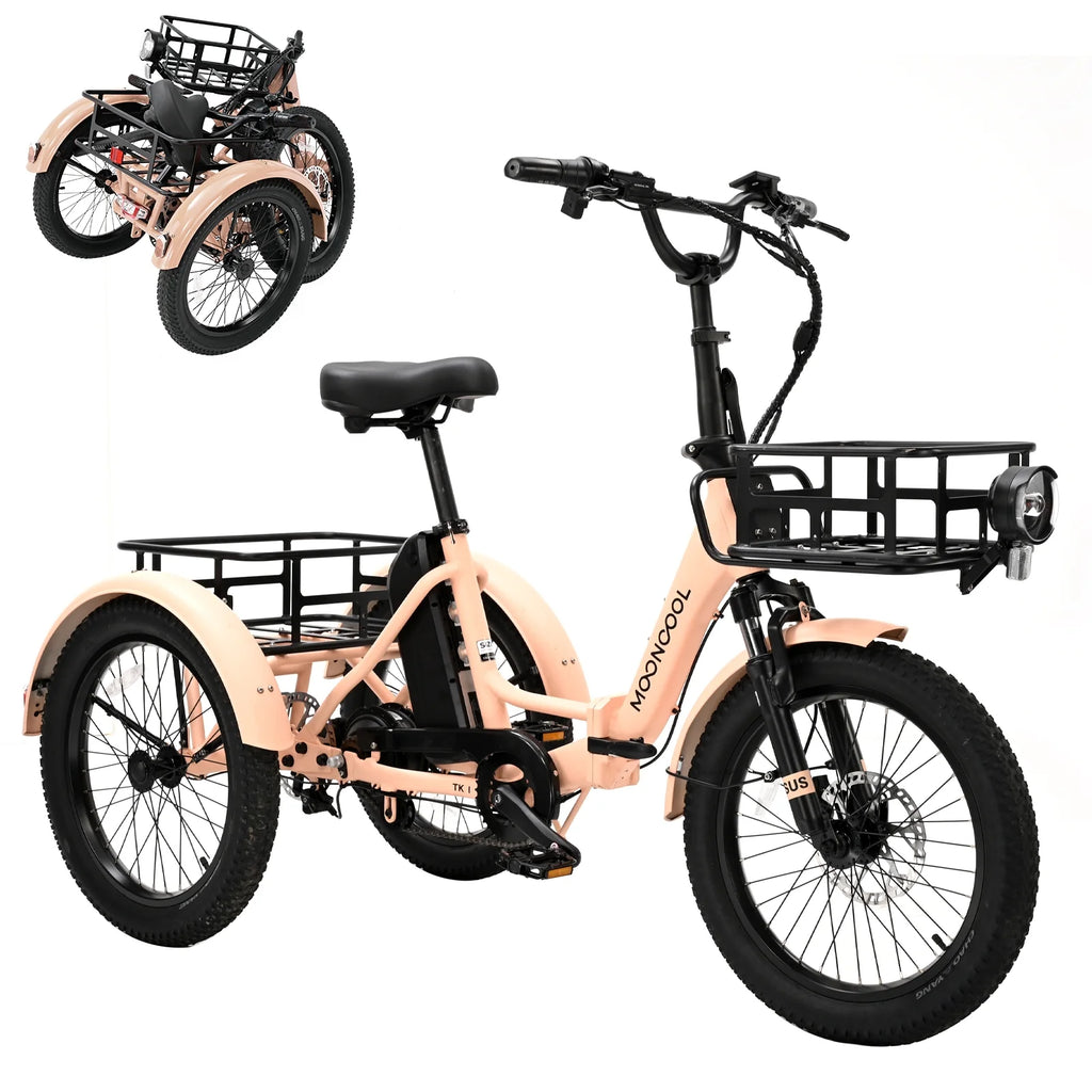 24/26 Electric Tricycle 350W 36V 7 Speeds with Large Basket C34440