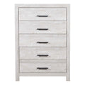 Gray 5-Drawer Wood Chest B913022