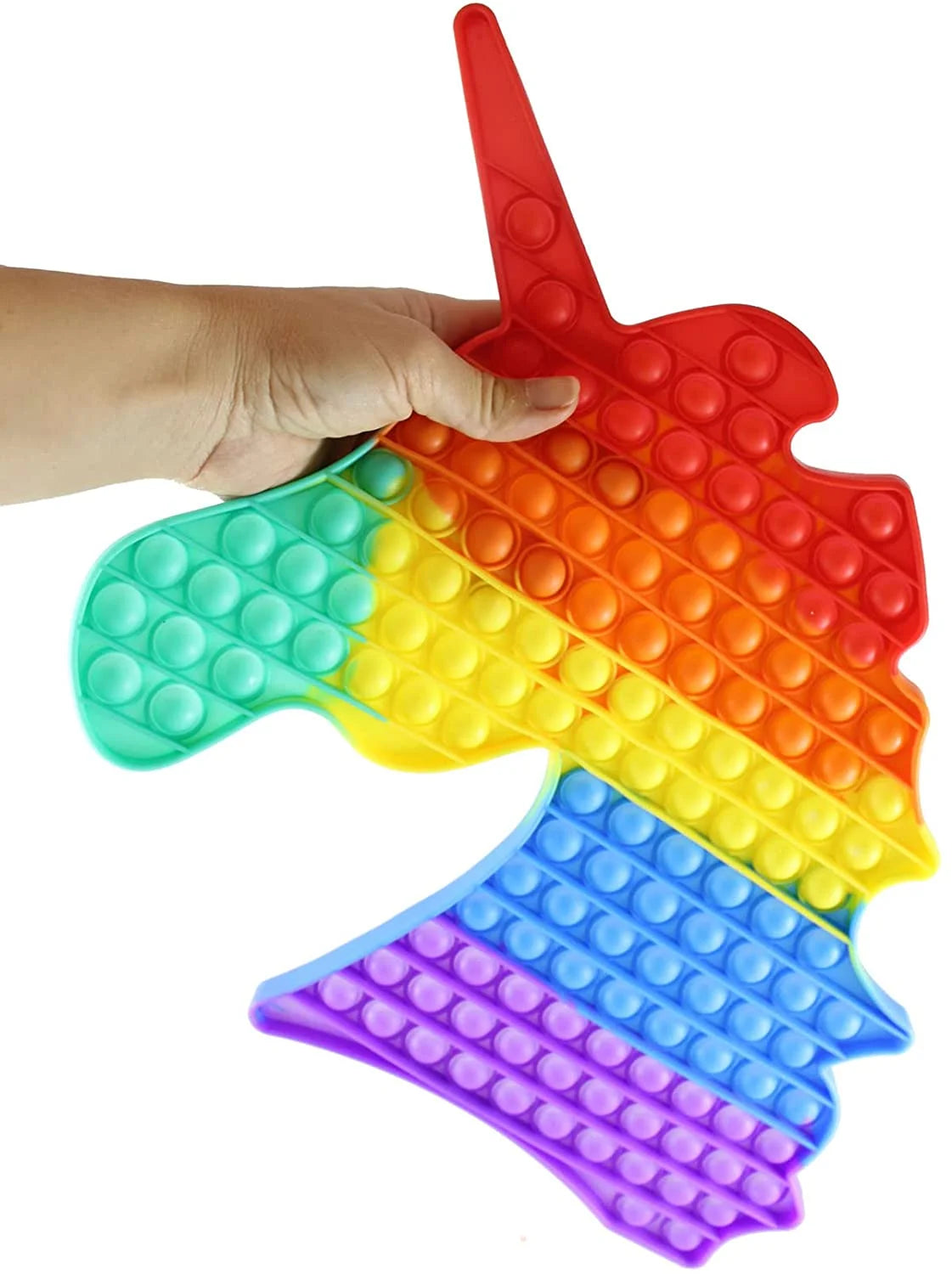 Jumbo Unicorn Bubble Pop Fidget Toy, Silicone Sensory Stress Toy G581