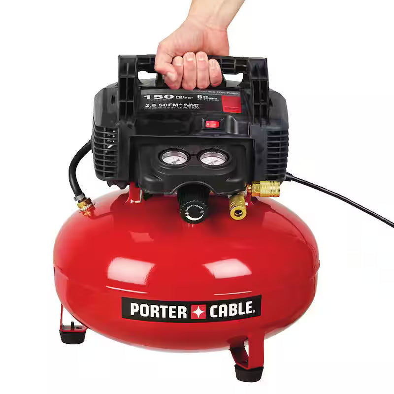 6 Gal. 150 PSI Portable Electric Pancake Air Compressor B8002