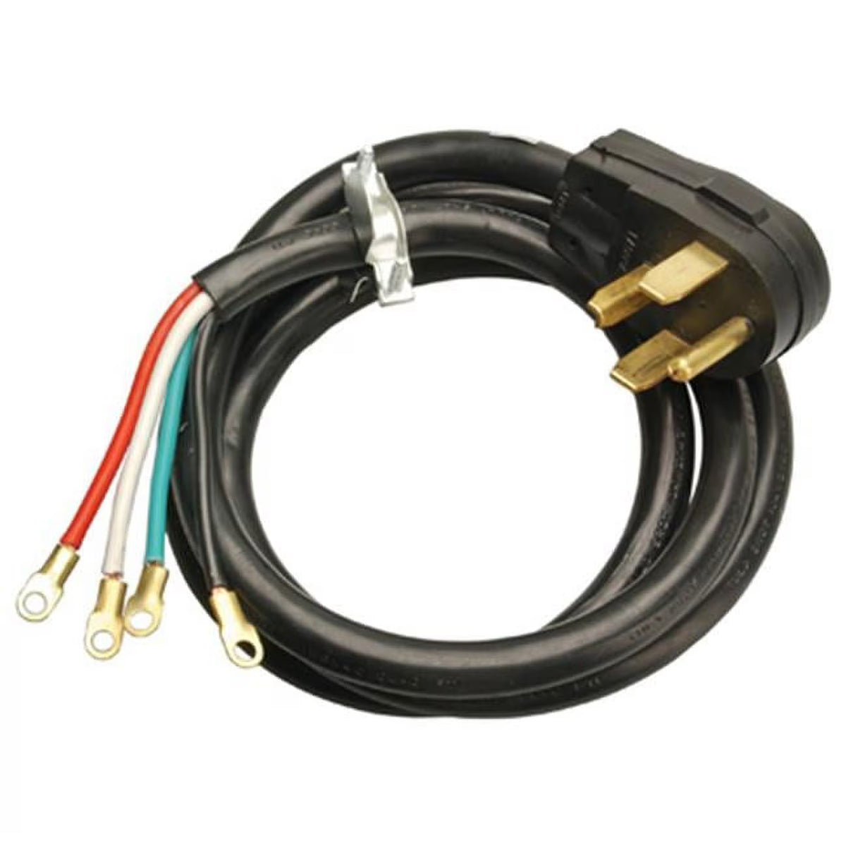 4-Feet Round Dryer Cord, Black Y984904