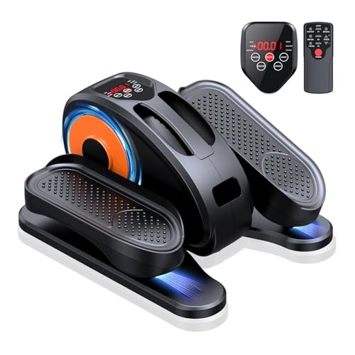 Under Desk Elliptical Machine with 12 Adjustable Speeds U341795